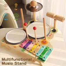 Multifunctional kids drum set