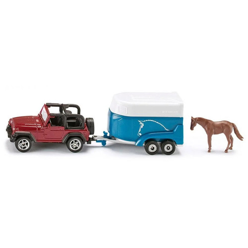 Siku jeep with - siku, trailer