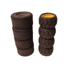 Lego Tyres 2x Set 49.6 X 28 VR X4 And 43.2 X 28 S X4