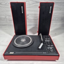 Vintage 1970s Philips 603 Portable Stereo Record Player Working (Speaker Don't)