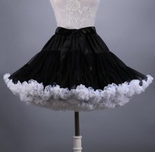Women Vintage Petticoat Crinoline Underskirt Rockabilly Swing Tutu Skirt Cosplay