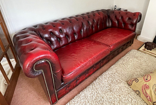 Chesterfield brown leather - chesterfield,