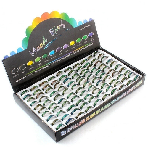 100pcs box mood rings jewelry - mood,