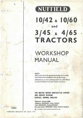 Bmc nuffield tractor - tractor, &