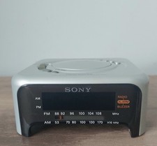 Sony Dream Machine AM/FM Radio Alarm Clock ICF-C317 - Good Condition Working