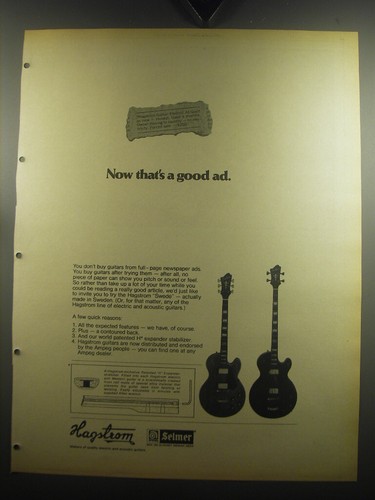 1974 selmer hagstrom swede - 1974,