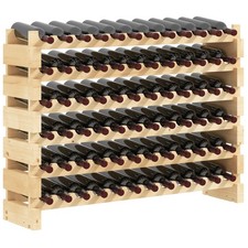 HOMCOM 72 Bottle Shelf Wine