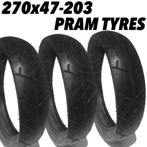 Quality pram tyres size - 3x,