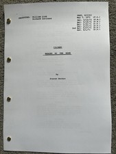 Columbo Pilot Script. Murder By The Book. Peter Falk, Jack Cassidy.