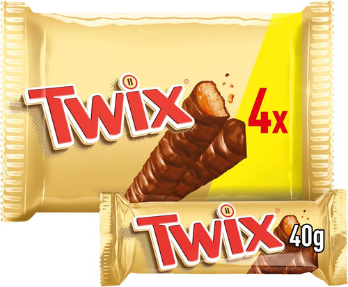 Twix caramel milk chocolate - milk,