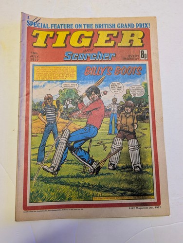 Tiger and scorcher comic - scorcher,