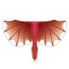 Red Dragon Wing Party Wear