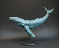 Bronze Figurine 'HUMPBACK WHALE -HUMPBACK WHALE'' by "RUCHOS" - Limited Edition