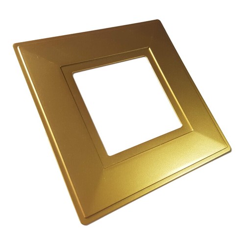 Gold single light switch - single,
