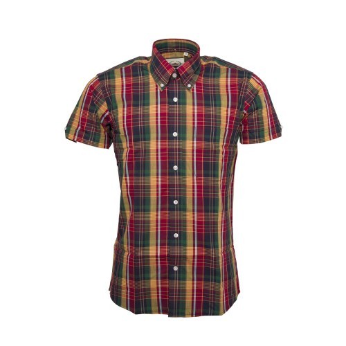 Relco mens multi check short - multi,