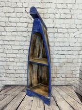 60cm x 30cm Blue Boat Shelf