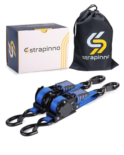 Retractable ratchet straps 1in - retractable,