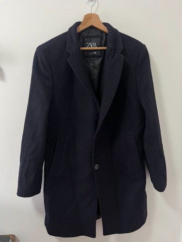 Zara mens large navy blue - navy,