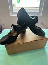 Katz Cuban Heel Tap Shoes Black Brand New in Original Box