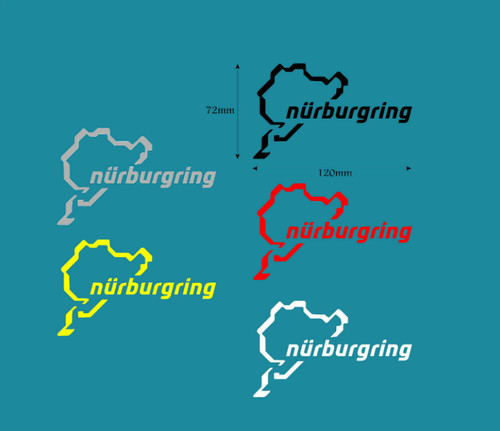 Nurburgring car sticker - x,