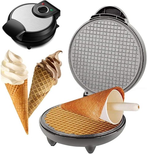 Electric waffle cone - cone, maker