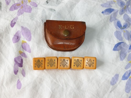 Vintage antique poker - vintage, k.l.g.