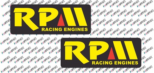 Rpm racing engines - racing, stickers