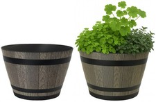 2 x 18L Plastic Barrel Effect