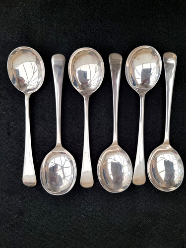 Six vintage silver plated - silver, plated-