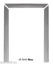 Chrome 3 Piece Clip On Fire Trim Frame 4 Focal Point EKO Fireglow Gas Fire- EKO6