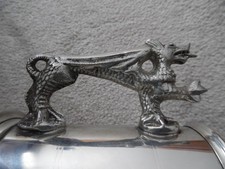 Two Pewter tankards Made in England Dragon handle and 21