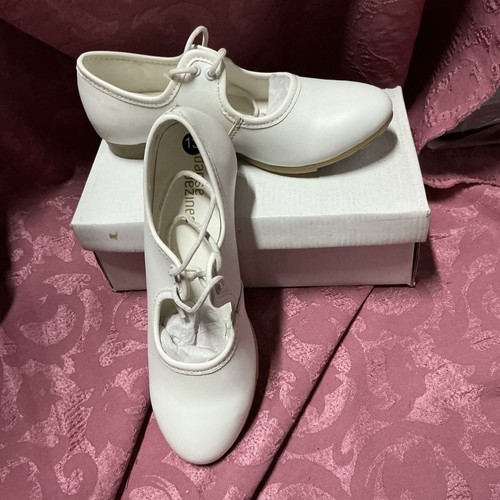 White low heel tap - white,