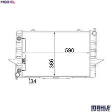 RADIATOR ENGINE COOLING CR