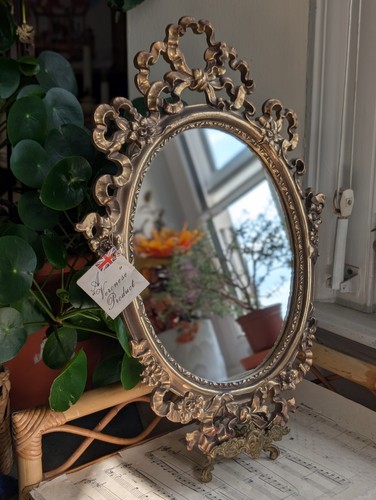Vintage veronese oval - oval, mirror