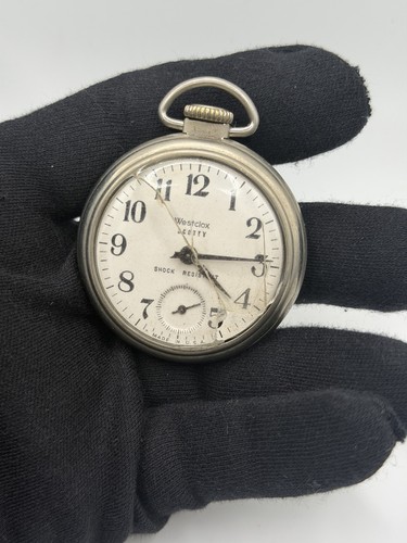 Vintage westclox scotty pocket - westclox,