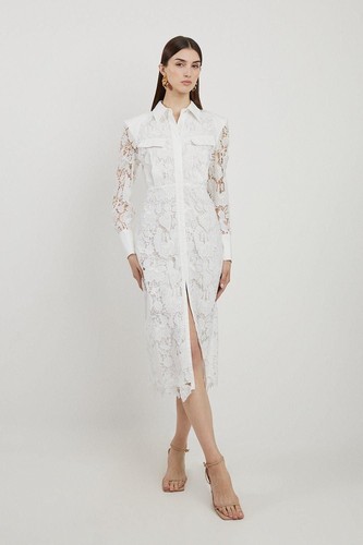 Karen millen shirt midi - karen, dress
