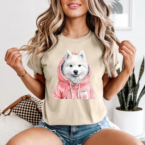 Cute samoyed dog womens - cute,