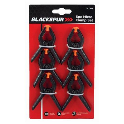 6pk micro clamp set - set, spring