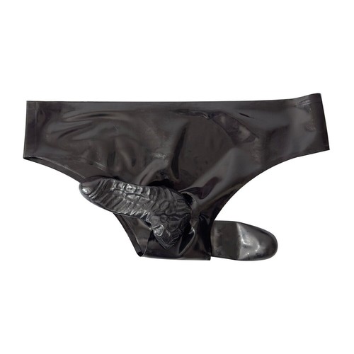 Mens latex shorts rubber - shorts, with