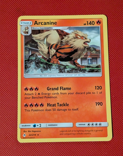 Pokemon tcg arcanine - pokemon,