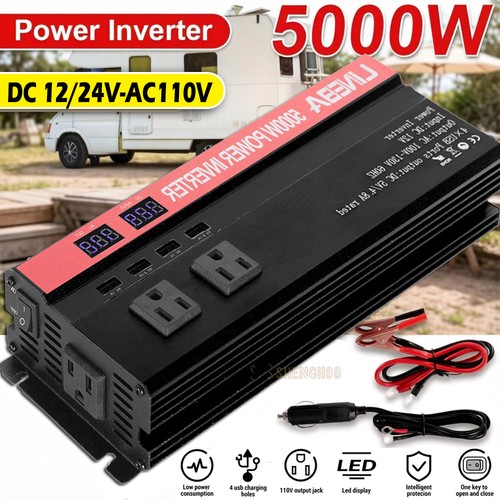 Car power inverter 5000w - power,