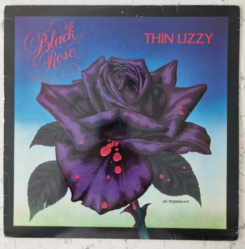 Signed thin lizzy black - thin,