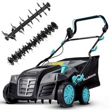 BlueMars 2000W Lawn Scarifier/Aerator/Rake Electric Dethatching/Raking Grass
