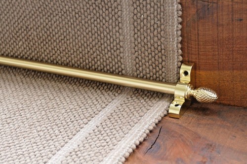 Polished brass stair - polished, brass,stair