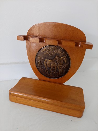 Pipe stand rack vtg light - vtg, wood