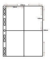 100 x 4 POCKET POSTCARD /