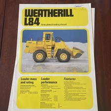 Weatherill L84 & L 86