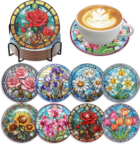 Pcs flowers diamond - flowers, art