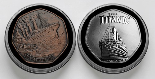 Pair rms titanic silver - titanic, &