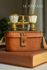 Vintage Brass Opera Glasses